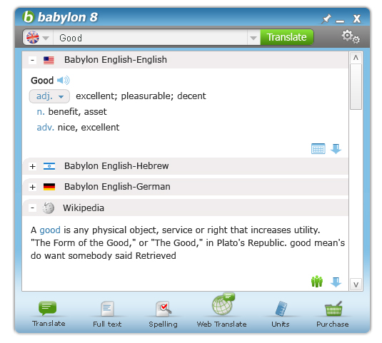 babylon translation free download